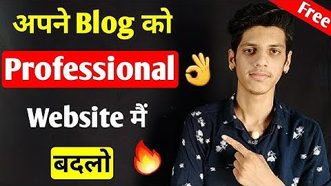 🔥 Convert Your Blog Into Professional Website | SEO Friendly Blogger Template 2020