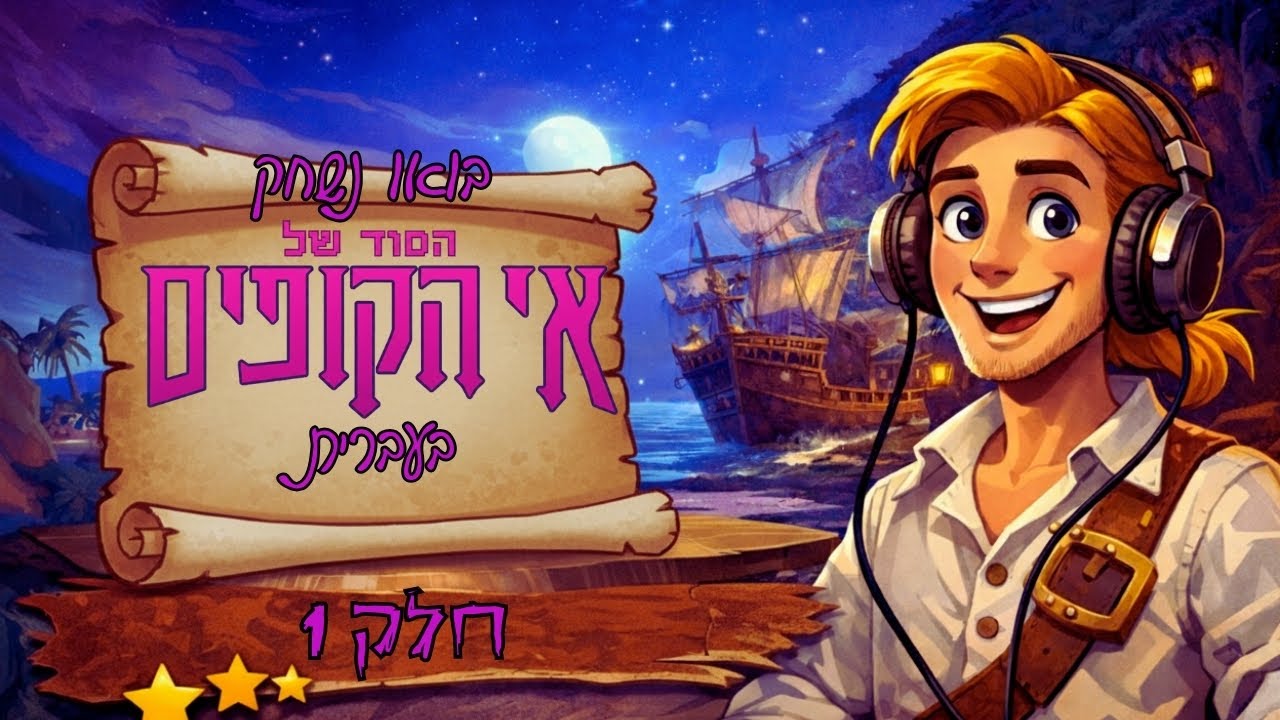 🏴‍☠️בואו נשחק: הסוד של אי הקופים חלק 1🏴‍☠️