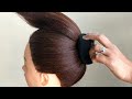 Simple bun hairstyle with trick  simple hairstyle for everyday   everyday bun hairstyle