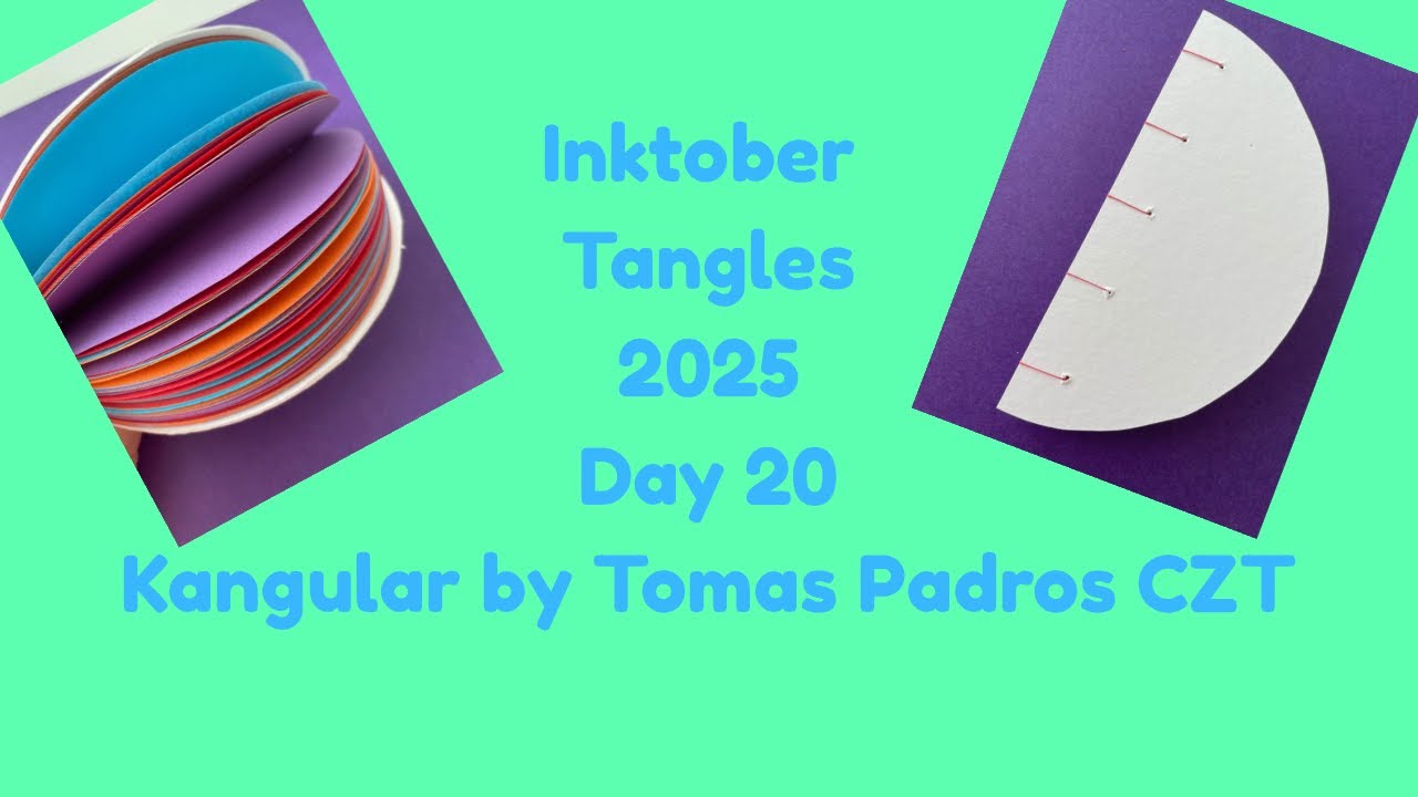Kangular Tangle Inktober Tangles 2025 Day 20 Kangular by Tomas Padros - YouTube