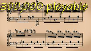 Information 300,000 Subscribers Playable on sheet music Guide