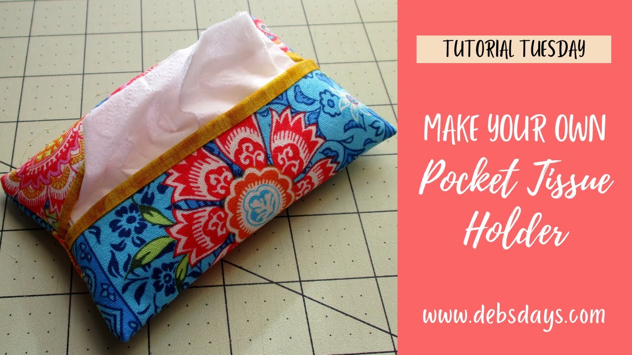Colorful Handmade fabric purse/travel pocket size kleenex tissue holder 