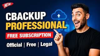 How to Get CBackup Professional Free 1-Year Giveaway | Setup Cbackup Professional Tutorial for PC