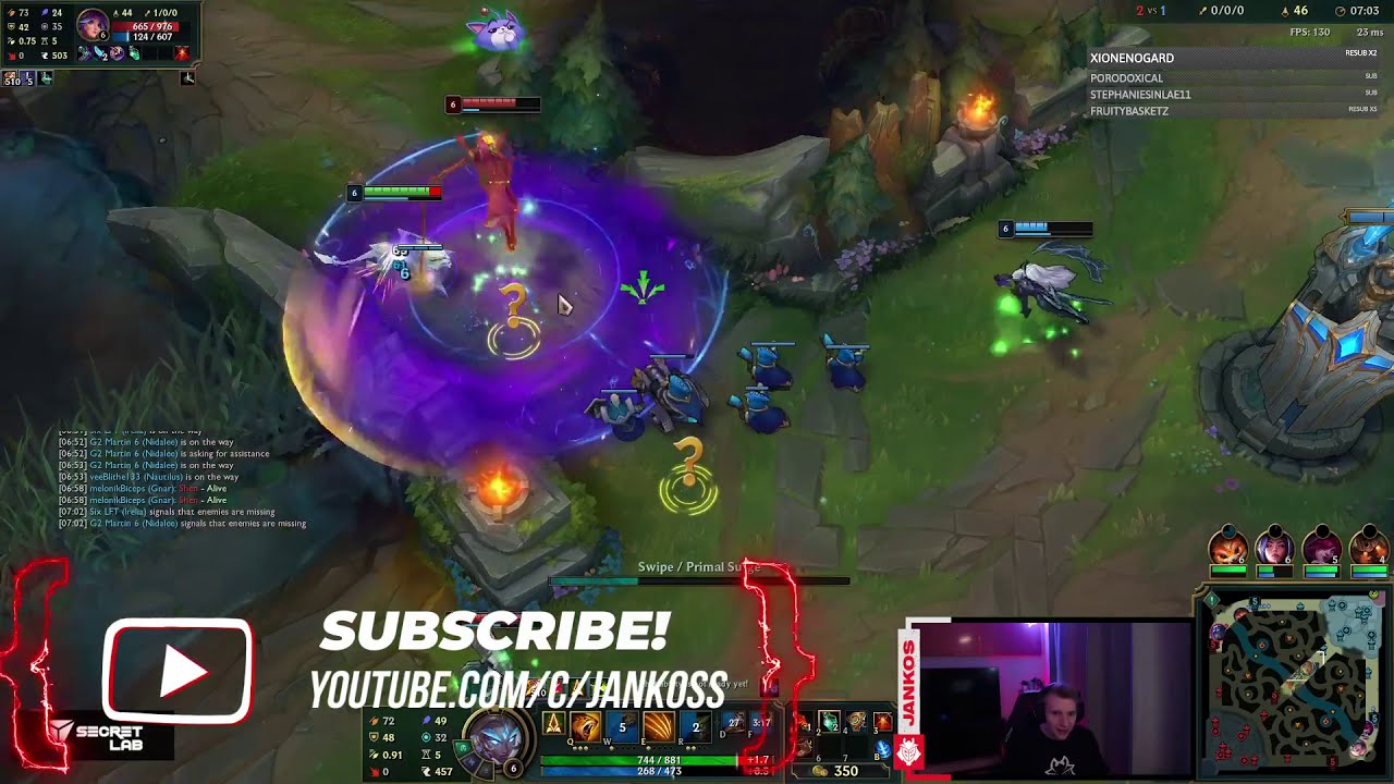 Bug hit box on Jankos stream - league of legends best moments