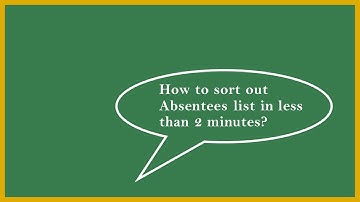 Daily Absentees list from Microsoft team in Less than 2 minutes