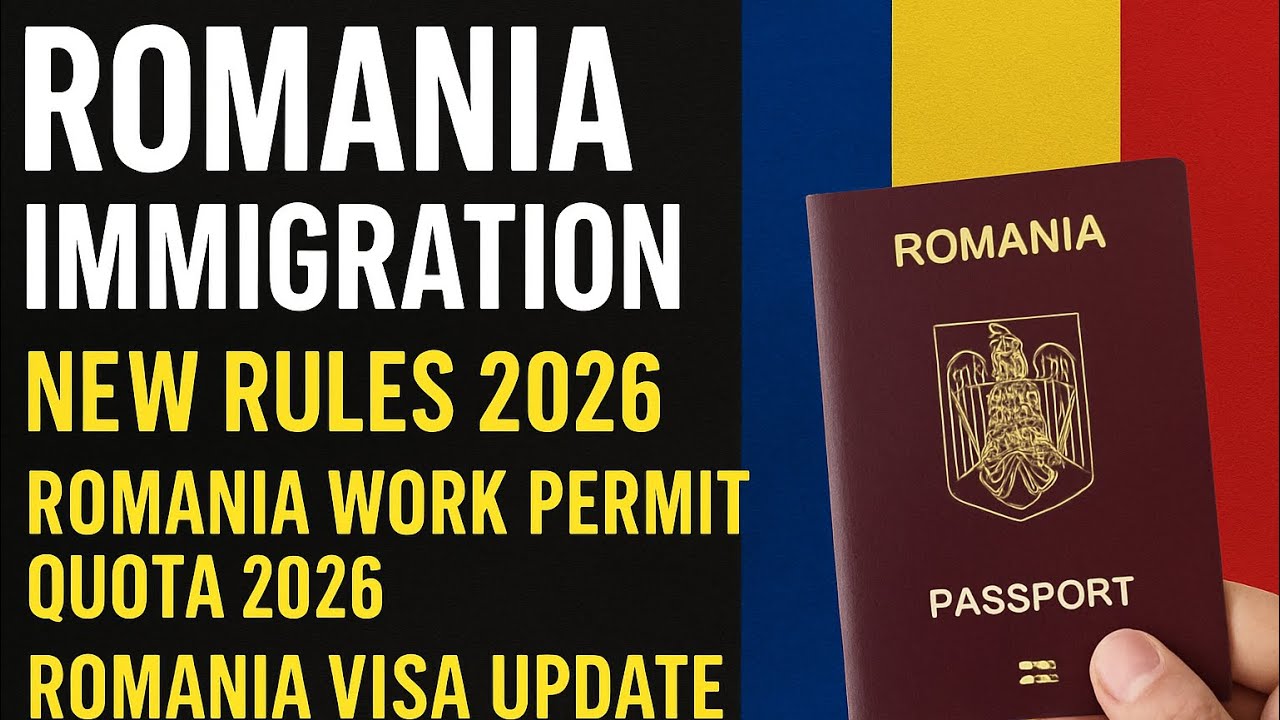 Romania Work Permit 2026 New Rules | Quota Reduced to 90,000 | Latest Update🇷🇴
