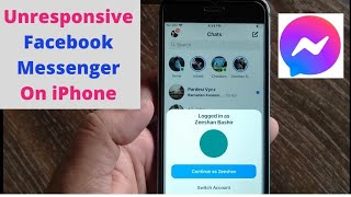 How to Fix Unresponsive Facebook Messenger on iPhone | Facebook Messenger Not Working on iPhone.
