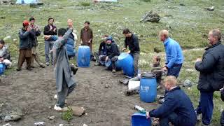 Dancing at Nanga Parbat base camp