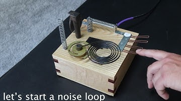 Noise Box, Sound box, DIY instrument, Piezo contact mic box for ambient/experimental music