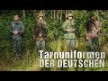 Verschiedene deutsche Tarnungen aus dem zweiten Weltkrieg  [Tarn-Vergleich]