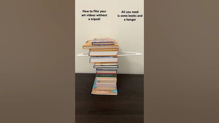 how to film your art videos without a tripod!