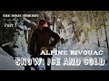 Solotrip with snow-cave in ice and snow- the icewaterfall & extreme weather change