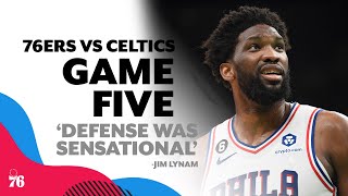Sixers win pivotal Game 5, push Boston Celtics to the brink of elimination | Sixers Postgame Live