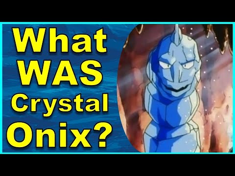 Crystal Onix mysterious Pokemon from animated series