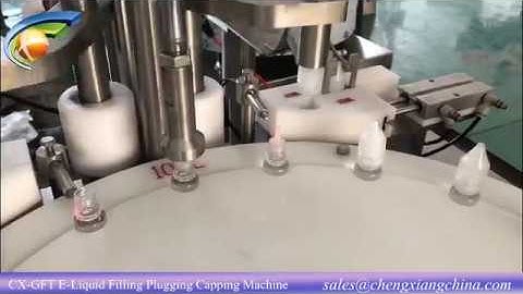 CX-YGF E liquid filling plugging capping machine for 10ml