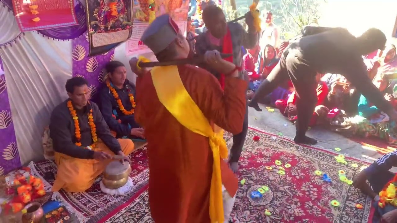 नरसिंग देवता नृत्य॥अगस्त्यमुनि में॥Pandit Ashok Bahuguna official ॥