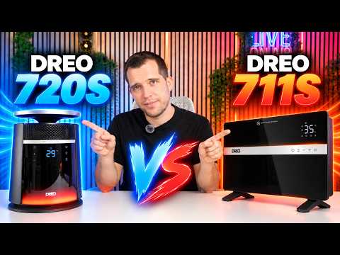 Beste Heizgeräte für Winter 2026 - DREO 720S vs. 711S: Heizlüfter oder Konvektor?