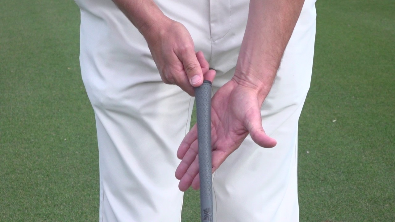 Lesson #5 Learn the Full Swing Grip-- Left Hand by JJS Golf - YouTube