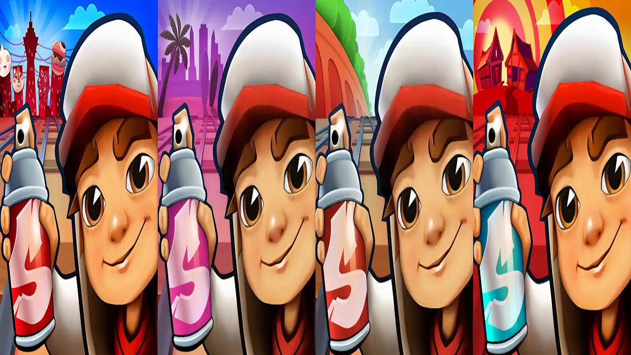Subway Surfers : Osaka 2025 🆚 Aloha Hawaii 2025 🆚 Classic 2024 🆚 Lunar New Year 2023
