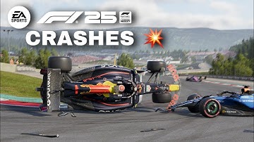 F1 25 REALISTIC CRASH COMPILATION 💥 (DAMAGE MOD #22)