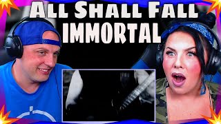 First Time Hearing All Shall Fall by IMMORTAL (OFFICIAL MUSIC VIDEO) THE WOLF HUNTERZ REACTIONS