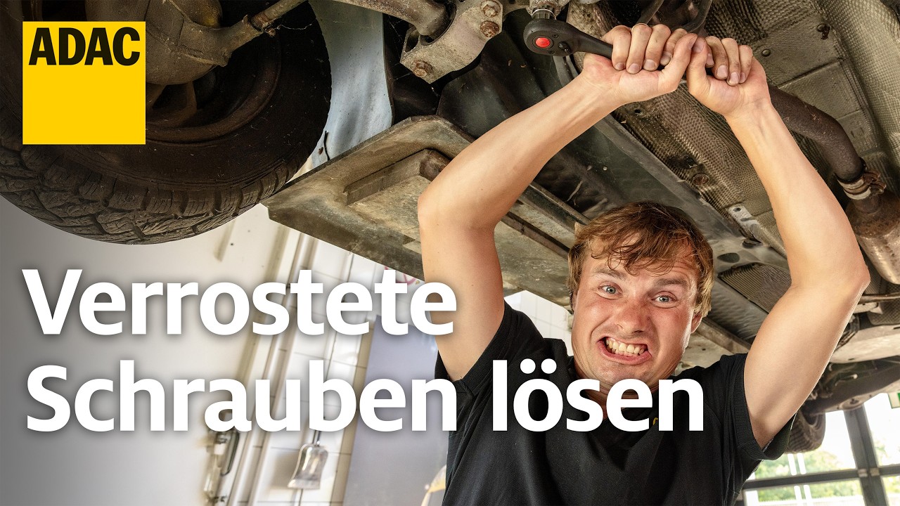 Verrostete Schraube lösen: Diese 3 Methoden helfen wirklich I ADAC
