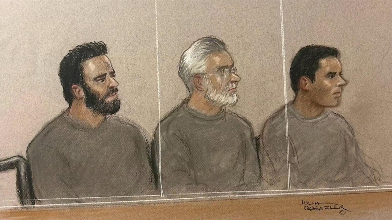 ⁣جلسه دادگاه سه متهم به تهیه اطلاعات برای اعمال خشونت علیه مجتبا پورمحسن و کامبیز حسینی در لندن