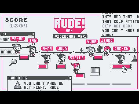 Hearts2Hearts 하츠투하츠 'RUDE!' (Videogame Ver.)