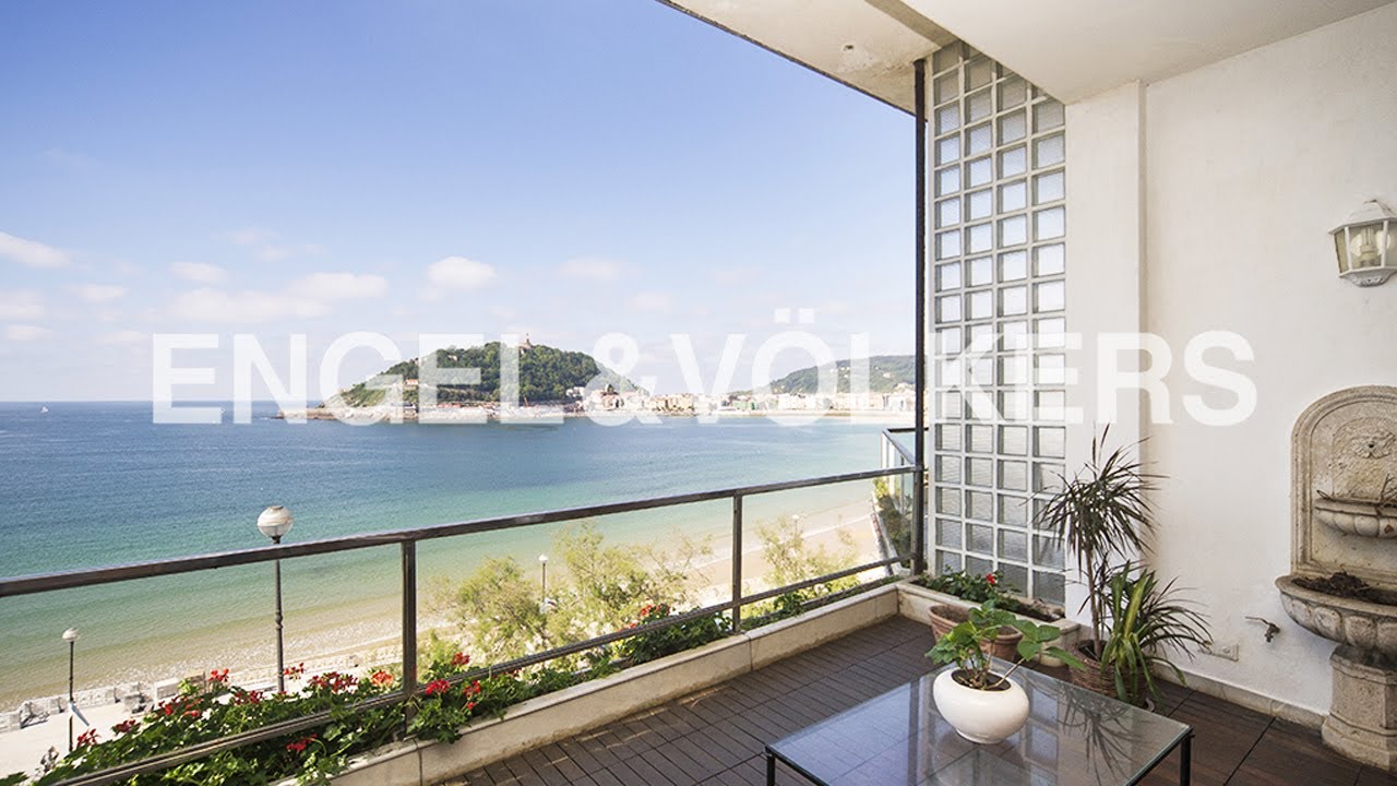 GRAN PISO DE 5 DORMITORIOS Y VISTAS AL MAR EN VENTA EN EL Pº DE MIRACONCHA  - SAN SEBASTIAN