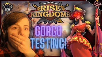 Max Gorgo Testing Round 2 Live! | Rise of Kingdoms!