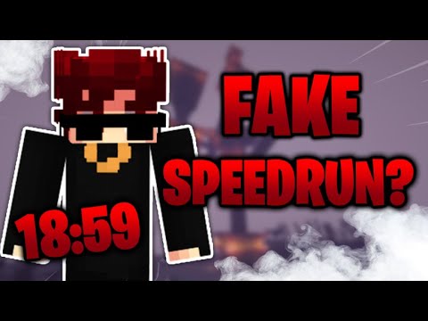Uncovering another Fake Minecraft Speedrun - YouTube