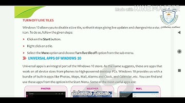 Grade V Computer Ch-2 (Understanding Windows 10) Part 3 by Ashwani Kumar, Indus Global Academy