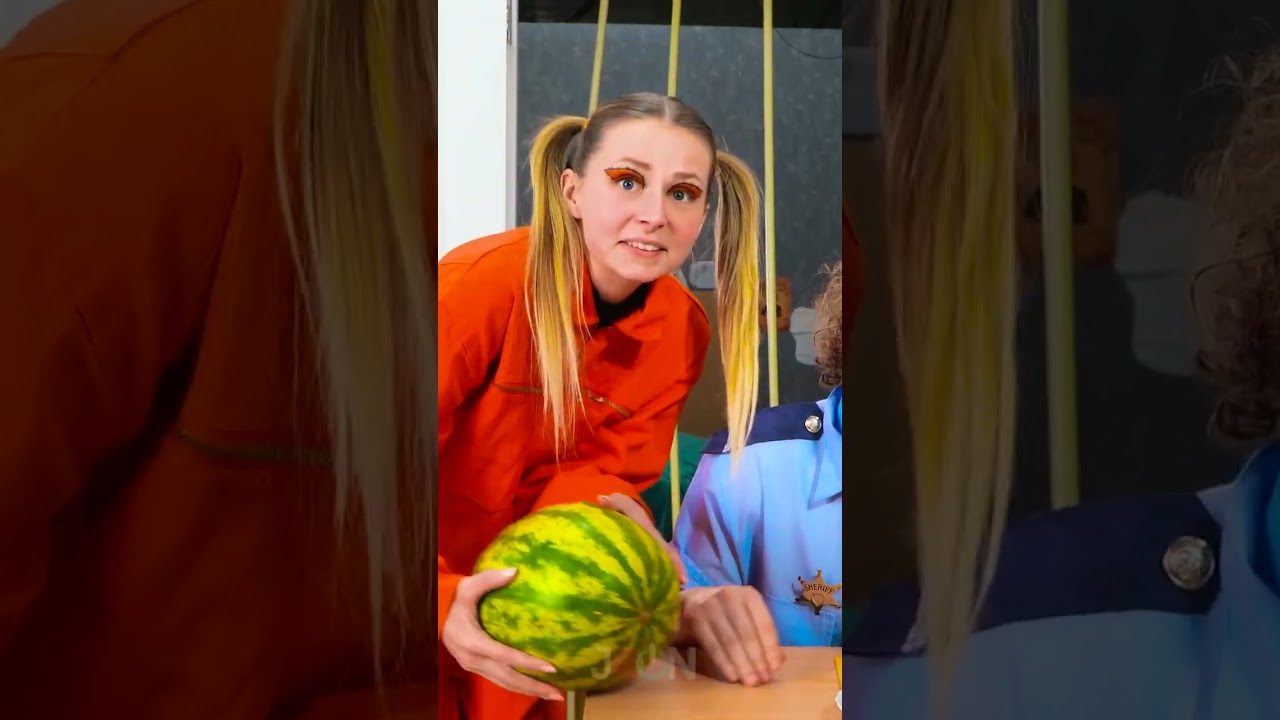 SNEAKY MAKEUP IN JAIL? 🍉💄 | Hilarious DIY Watermelon Hack 