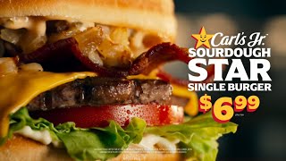 Carl’s Jr’. Sourdough Star Single Burger $6.99 (June 2025)