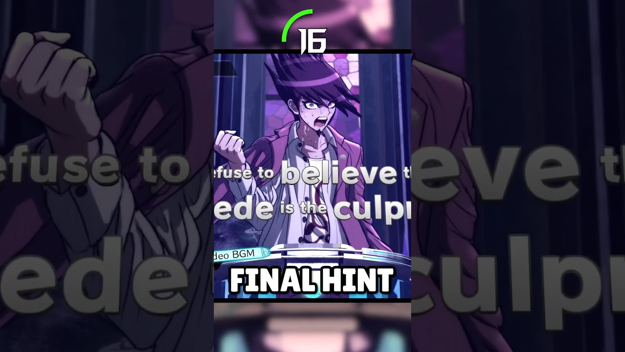 Guess the Danganronpa Character in Under 60 Seconds (#35)