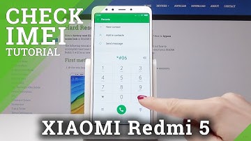Check IMEI Number of XIAOMI Redmi 5 - IMEI and Serial Number