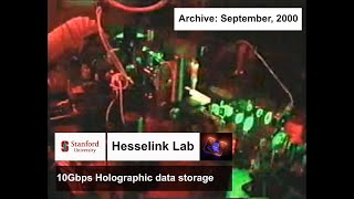Holographic Data Storage System 10Gbps (September, 2000)