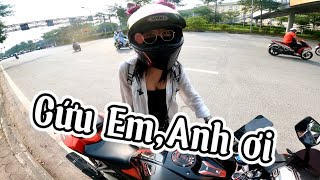 Gặp Em Gái Đi Motor Hết Xăng Và Những tình huống khó đỡ.../Nam Cọ