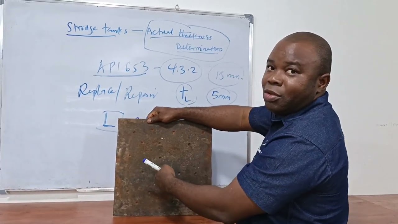 Фактическое определение толщины слоя для наземного резервуара для хранения