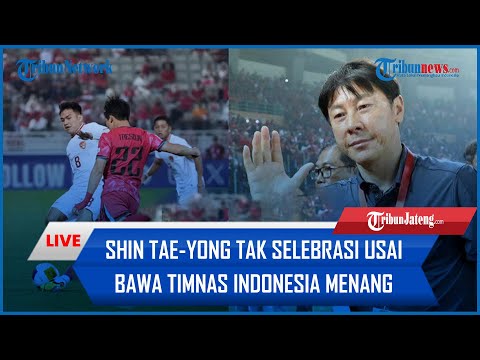 🔴LIVE UPDATE | Shin Tae-yong Tak Selebrasi Usai Bawa Timnas Indonesia Menang, Langsung Minta Maaf