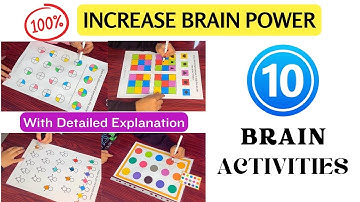 10 Brain gym Activities For Kids | Brain Gym (Age 5+)