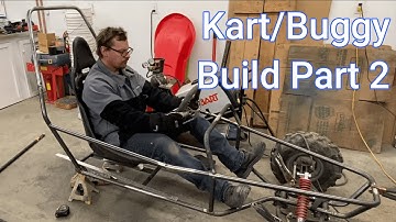 Kart/Buggy Build Part 2, Starting on the Frame, Motor Mystery solved #builtnotbought