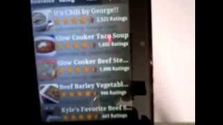 First impression review of the AllRecipes.com Dinner Spinner Pro app for Android (demonstration) screenshot 3