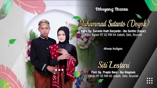 🔴LIVE CS. SEKAR ANOM | BOYONG MANTEN MUHAMMAD SUTANTO (DOYOK) & SITI LESTARI | SABTU, 04/11/ 2023