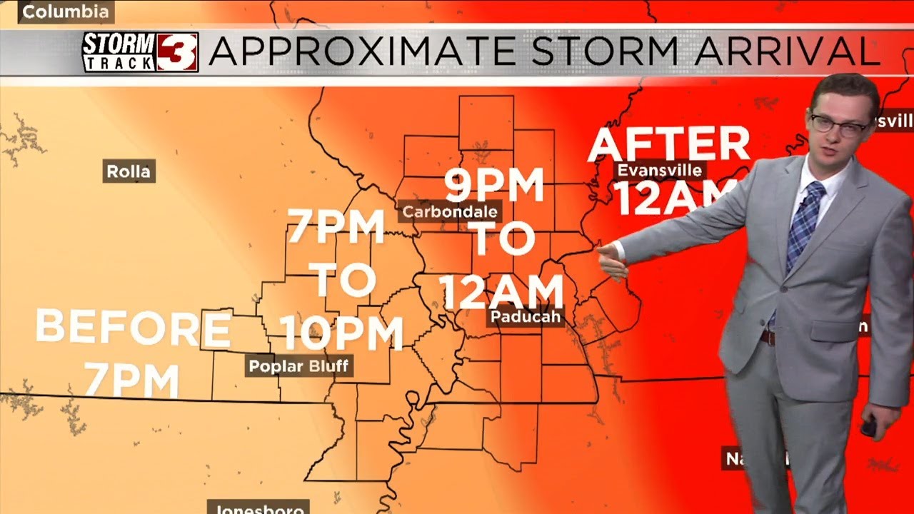 Looking ahead to storm system on Friday night - YouTube