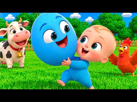 Humpty Dumpty Sat on a Farm |+Compilation | Lala Loops Kids Songs & Nursery Rhymes & cartoon