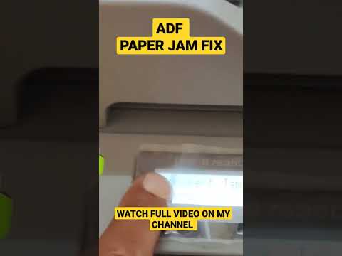 HOW TO FIX ADF PAPER JAM ON BROTHER LASER PRIBTERS #shorts #adf #paperjam #repairing #subscribe