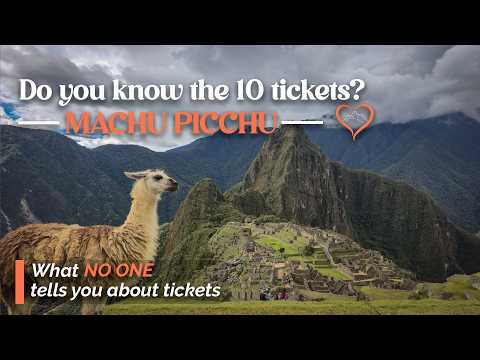 Machu Picchu tickets explained 2026 | Don’t buy the wrong ticket (full guide) 📸🦙