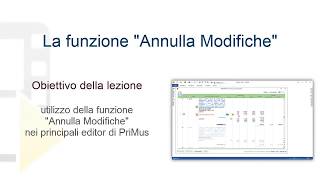 PriMus Tutorial - The Undo Changes feature - ACCA software