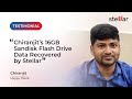 📹 Customer Testimonial Stellar Data Recovery | Data Recovery from 16GB Sandisk Pen Drive - Chiranjit